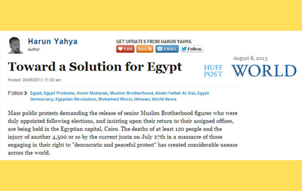Vers une solution pour l'Egypte