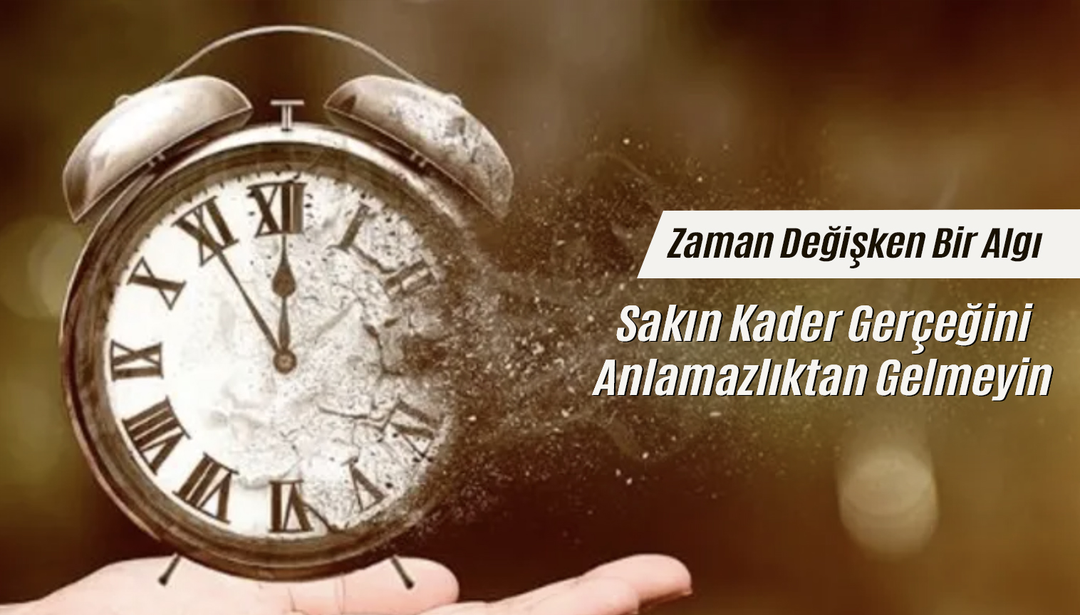 Never Plead Ignorance that Time is a Variable Perception and that Everything is Predestined