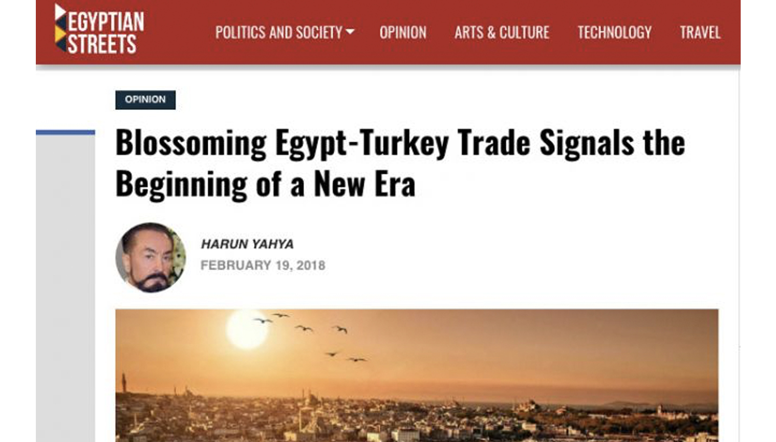 Blossoming Egypt-Turkey Trade Signals the Beginning of a New Era