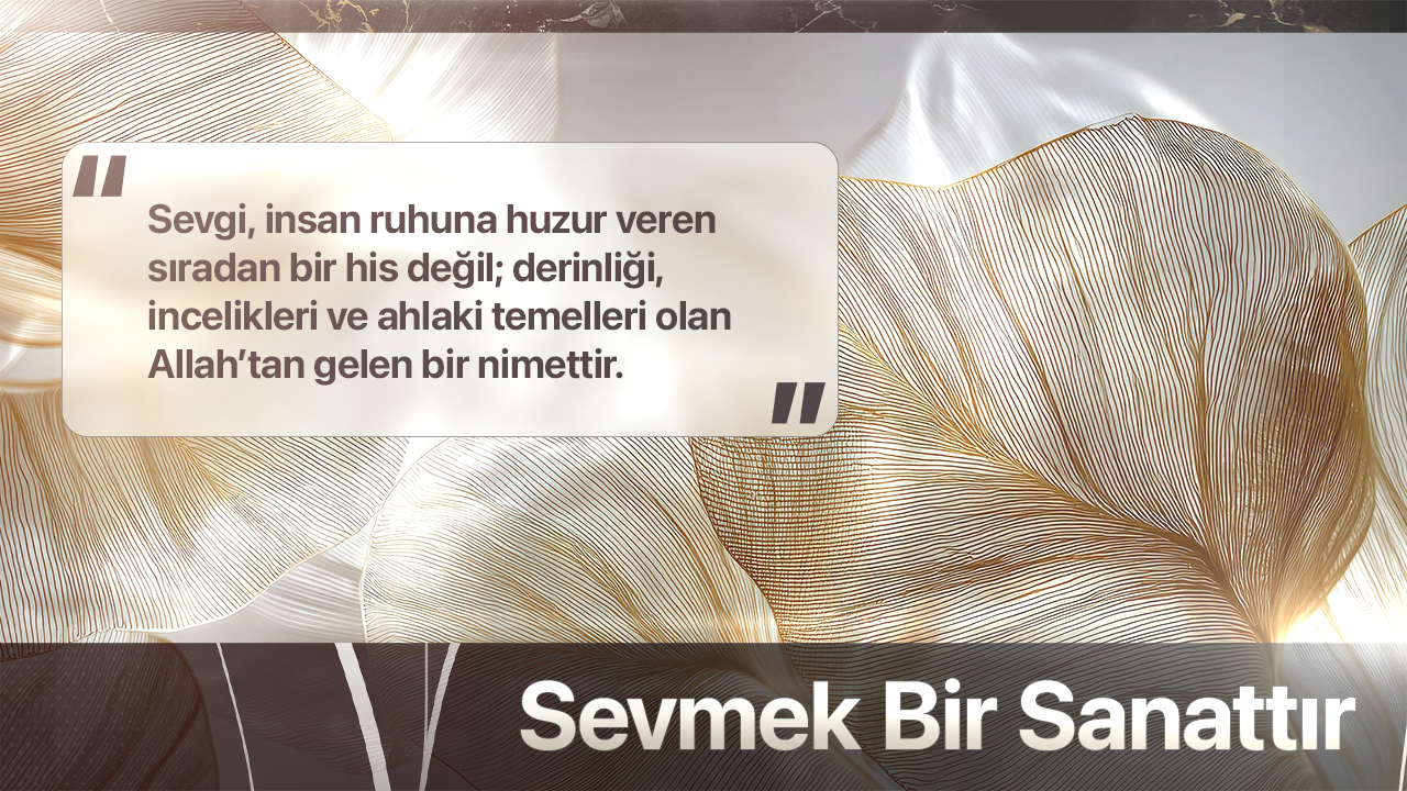 Sevmek Bir Sanattır