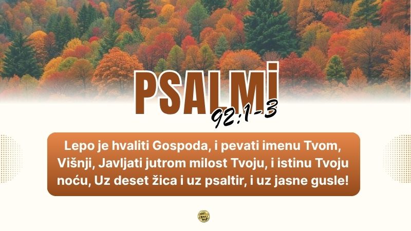 RADOSTI VJERE PREMA PSALMIMA