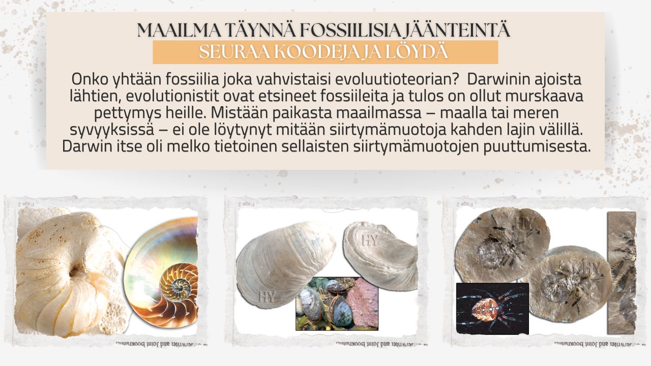 Maailma Täynnä Fossiilisia Jäänteintä Seuraa Koodeja Ja Löydä
