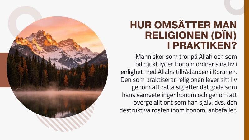 I Allahs, den nåderıkes, den barmhärtıges namn