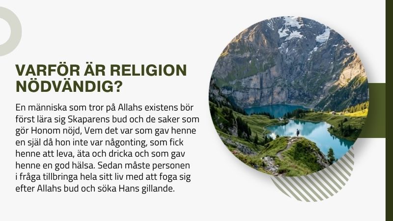I Allahs, den nåderıkes, den barmhärtıges namn