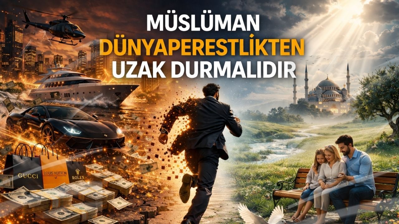 Müslüman Dünyaperestlikten Uzak Durmalıdır