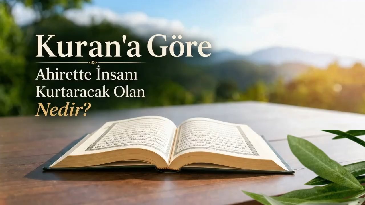 Kuran'a Göre Ahirette İnsanı Kurtaracak Olan Nedir?
