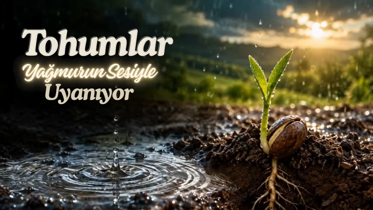 Tohumlar Yağmurun Sesiyle Uyanıyor