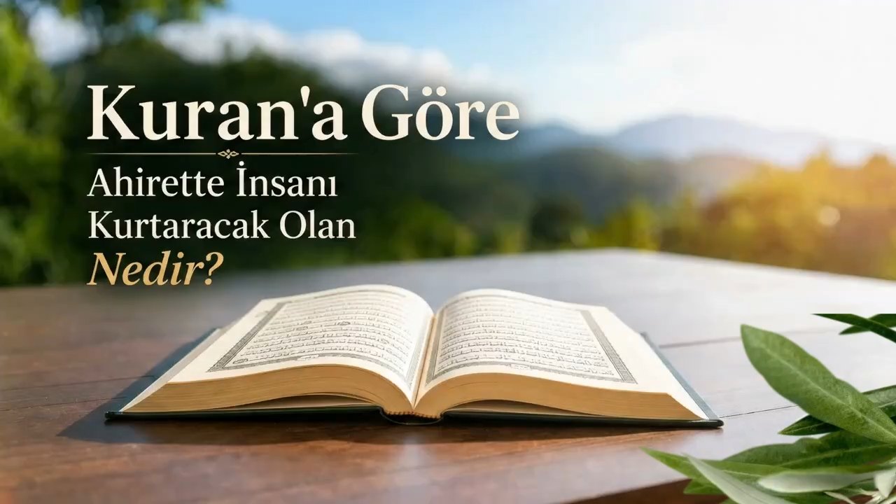 Kuran'a Göre Ahirette İnsanı Kurtaracak Olan Nedir?