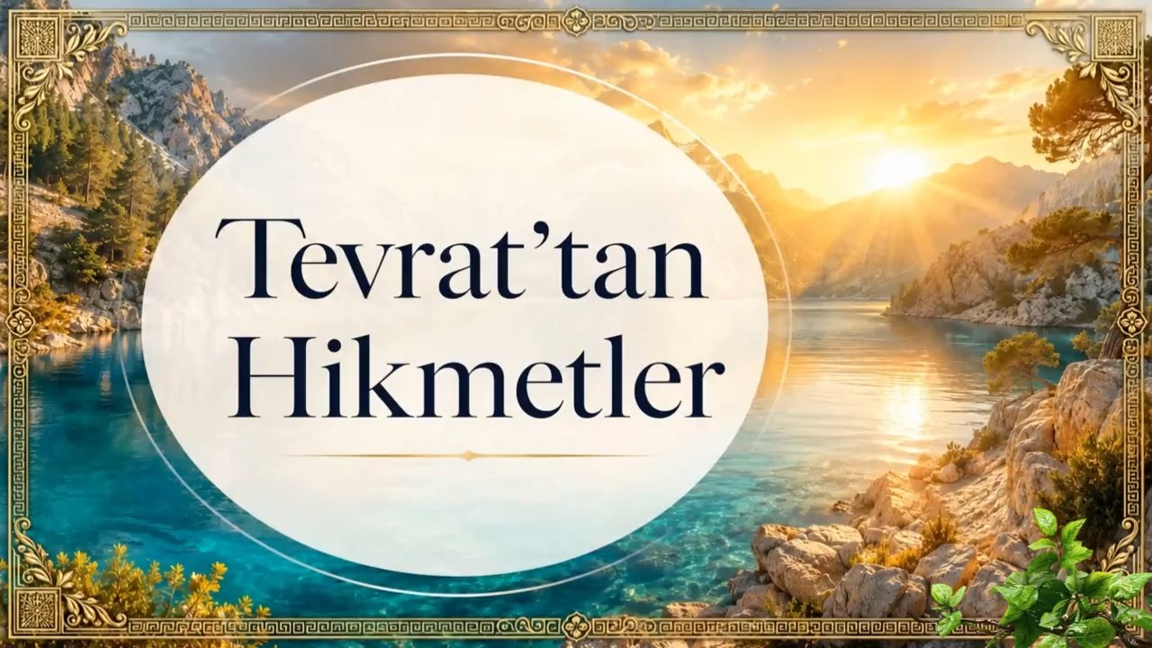 Tevrat'tan Hikmetli ve Güzel Öğütler