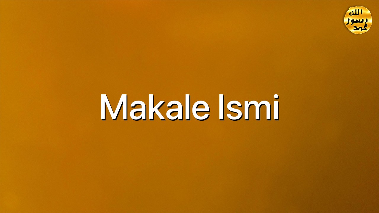 makale ismi