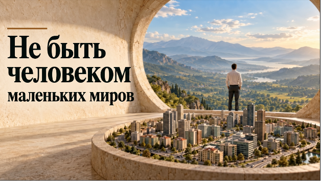Не быть человеком маленьких миров