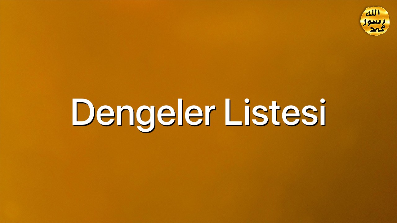 Dengeler Listesi