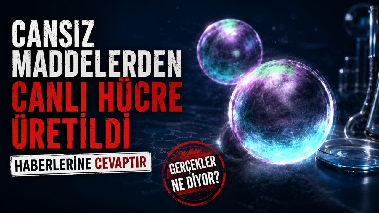 “Cansız Maddelerden Canlı Hücre Üretildi” Haberlerine Cevaptır