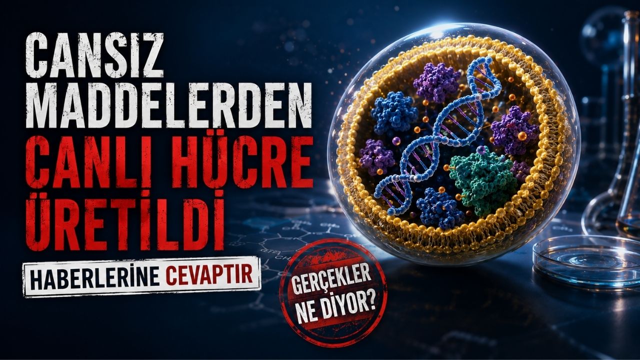 “Cansız Maddelerden Canlı Hücre Üretildi” Haberlerine Cevaptır