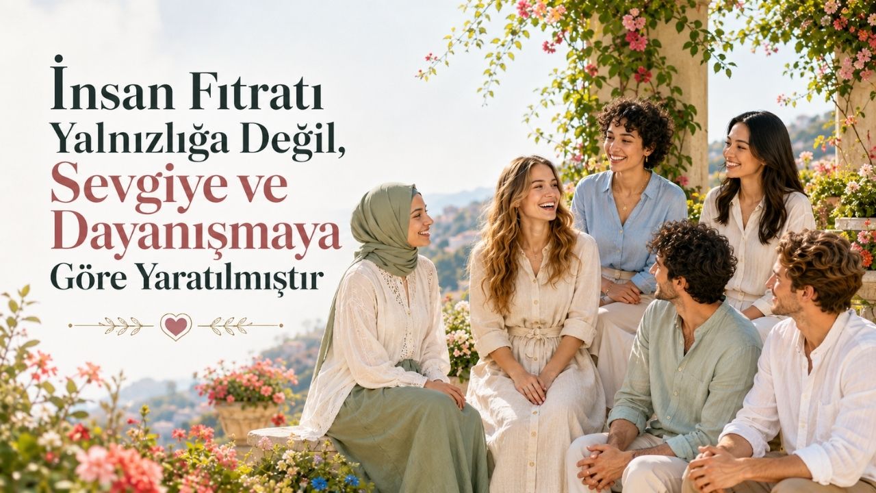 İnsan Fıtratı Yalnızlığa Değil, Sevgiye ve Dayanışmaya Göre Yaratılmıştır