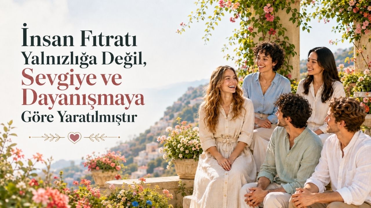 İnsan Fıtratı Yalnızlığa Değil, Sevgiye ve Dayanışmaya Göre Yaratılmıştır