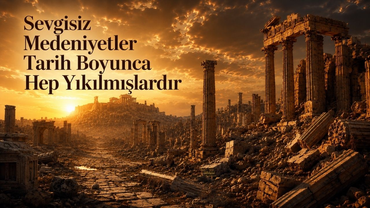 Sevgisiz Medeniyetler Tarih Boyunca Hep Yıkılmışlardır