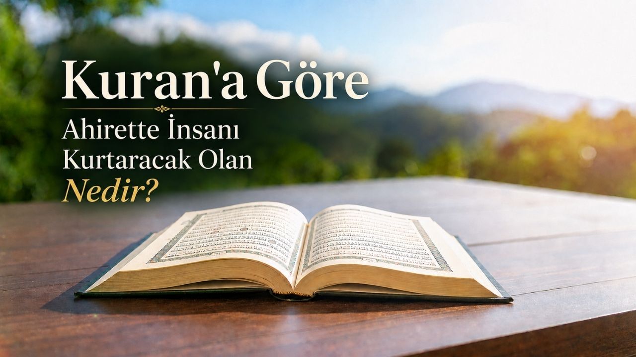Kuran'a Göre Ahirette İnsanı Kurtaracak Olan Nedir?