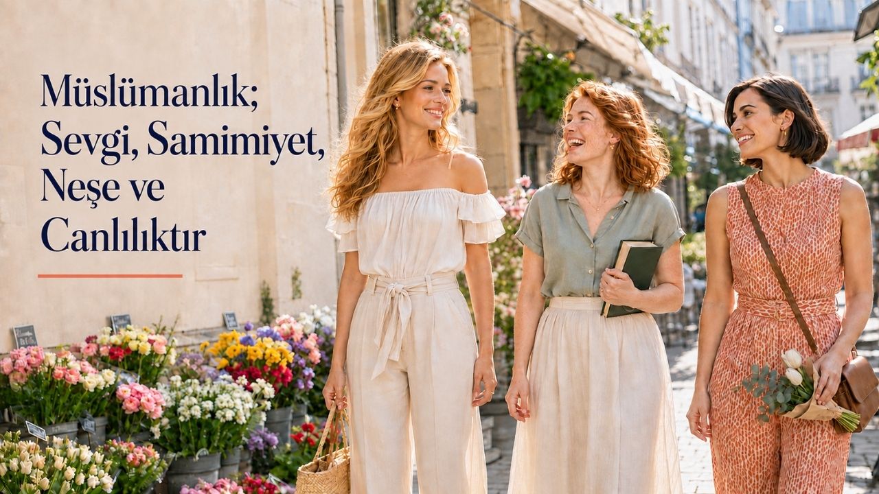 Müslümanlık; Sevgi, Samimiyet, Neşe ve Canlılıktır