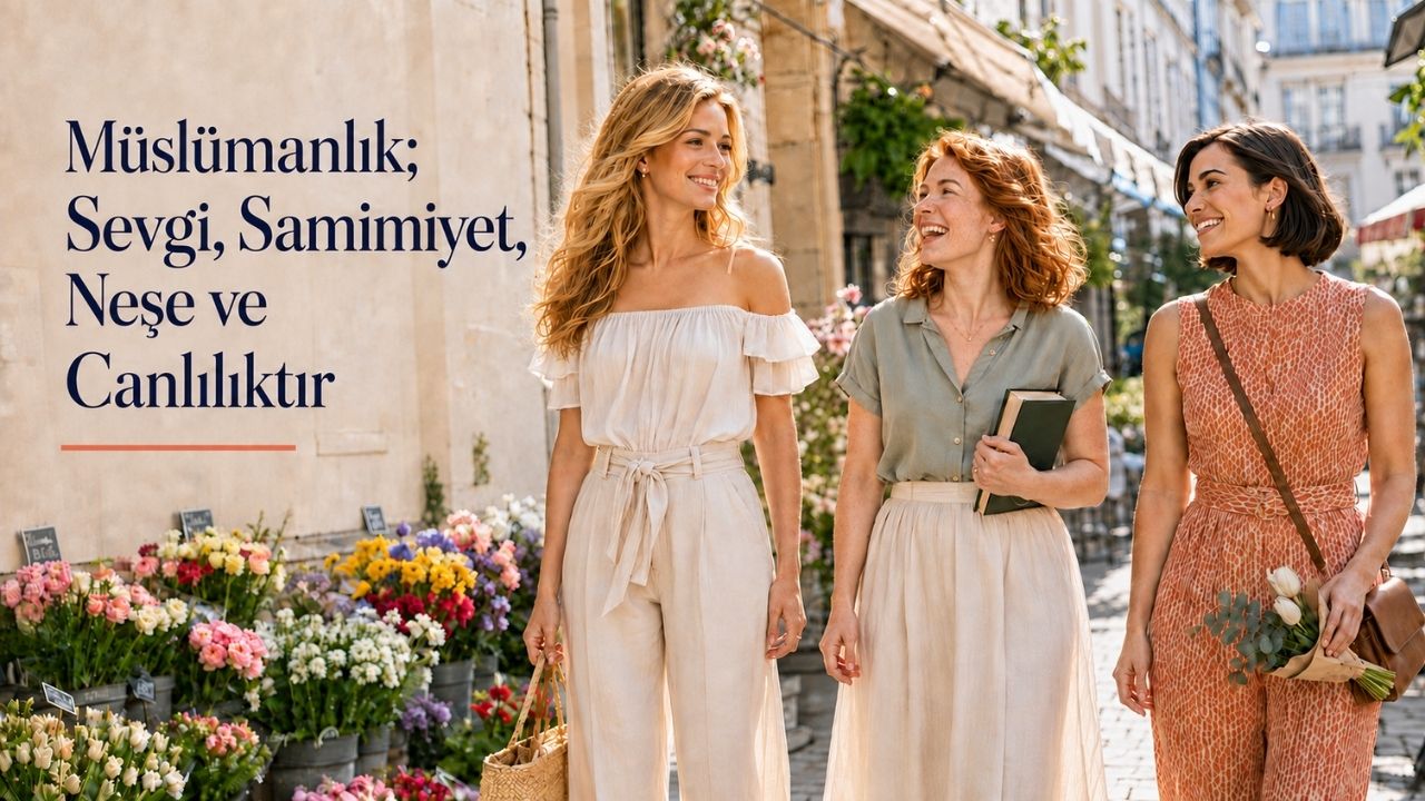 Müslümanlık; Sevgi, Samimiyet, Neşe ve Canlılıktır
