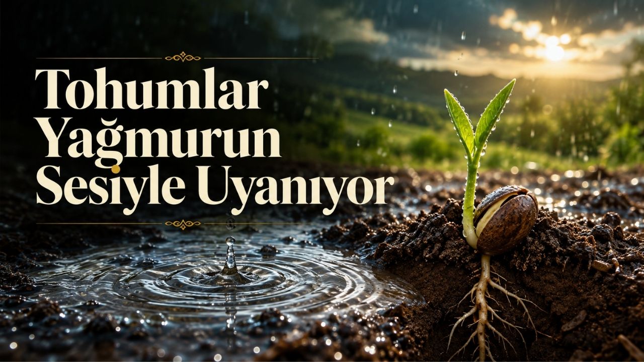 Tohumlar Yağmurun Sesiyle Uyanıyor