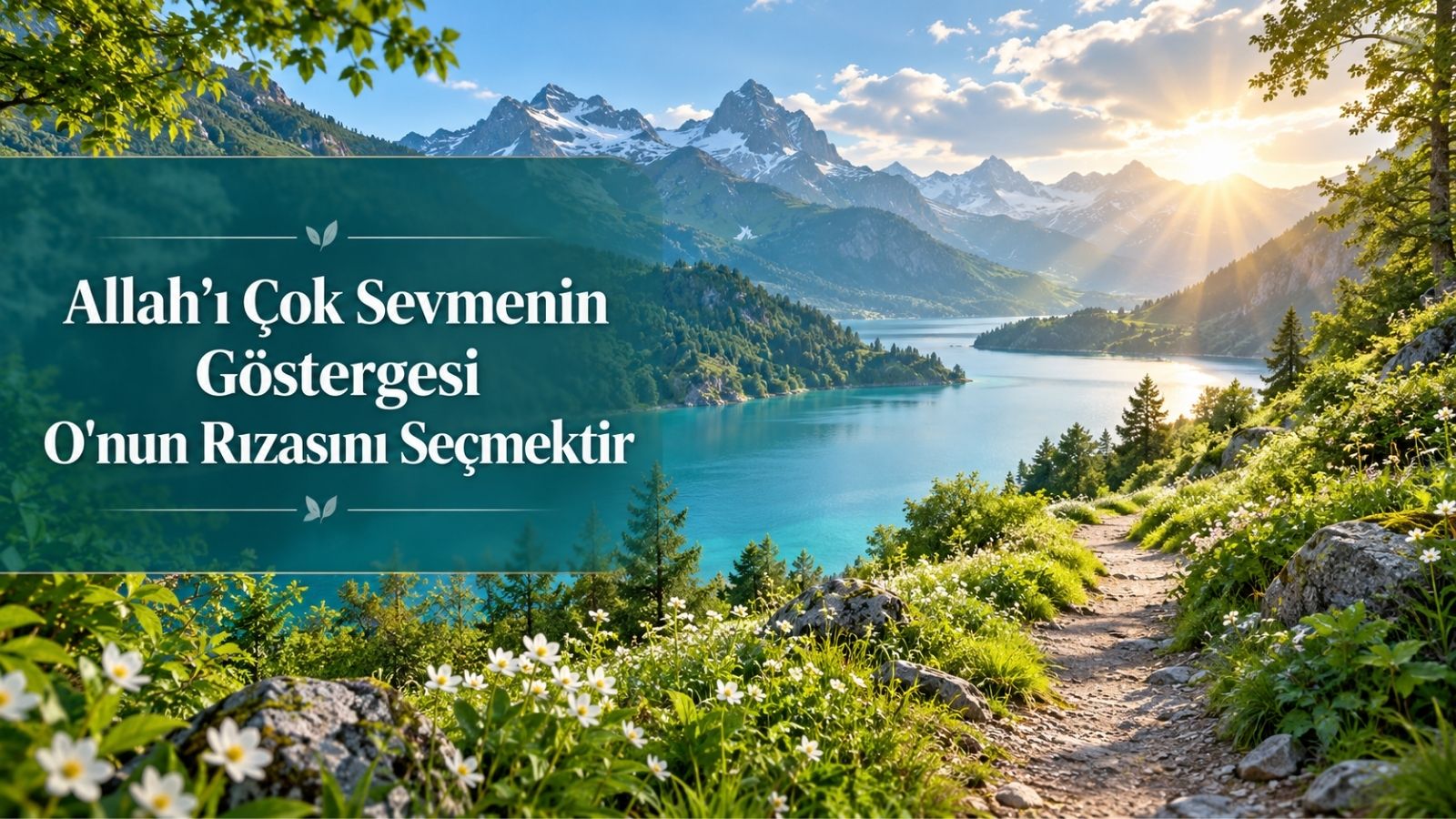 Allah’ı Çok Sevmenin Göstergesi Onun Rızasını Seçmektir