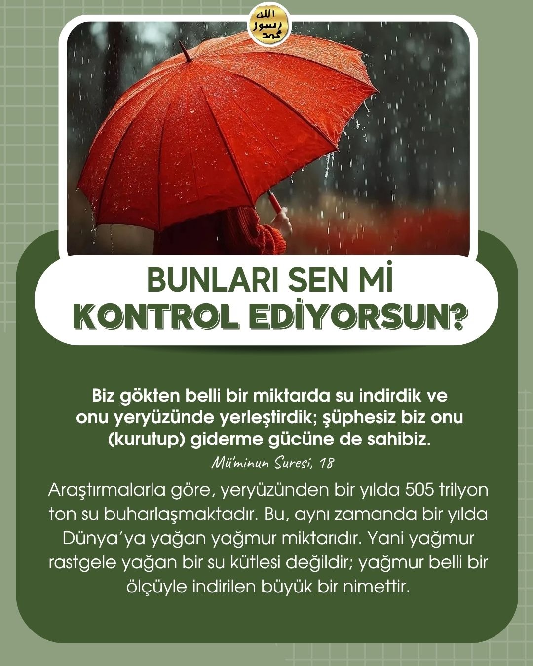 Bunları Sen Mi Kontrol Ediyorsun ?
