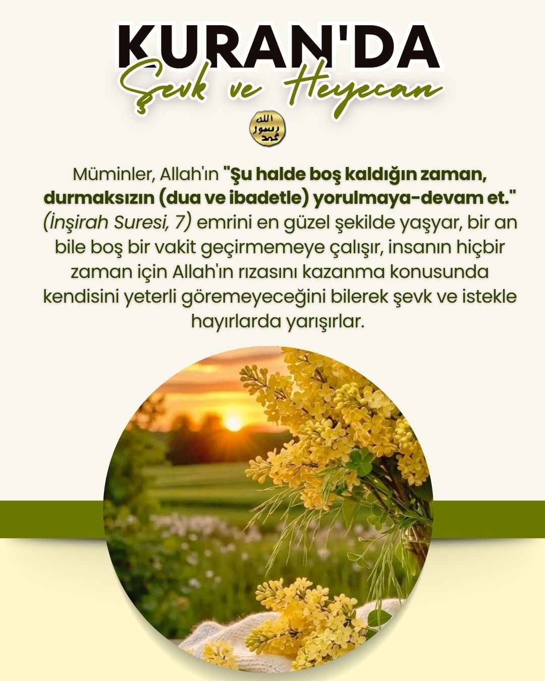 Kuran'da Şevk ve Heyecan