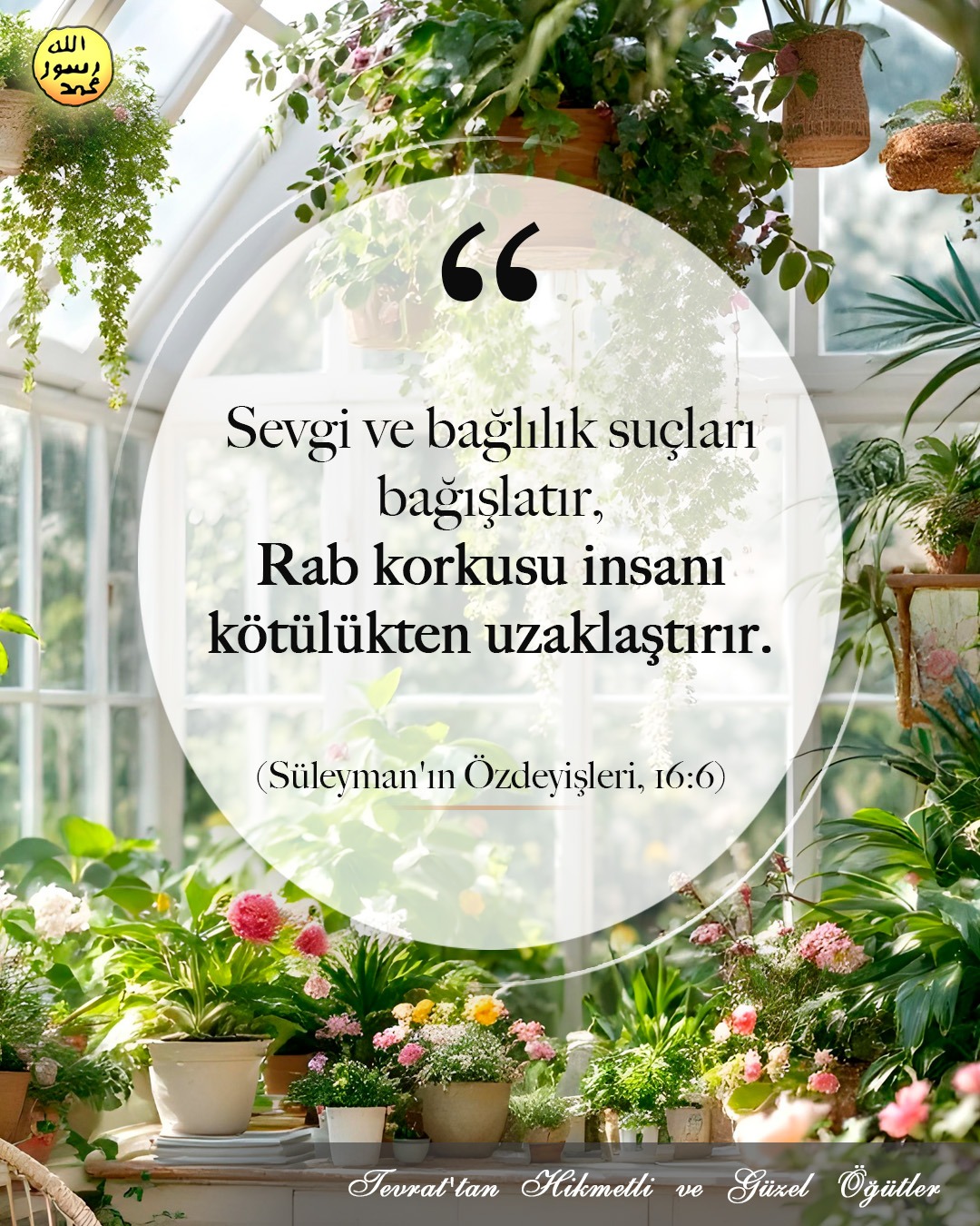 Süleyman'ın Özdeyişleri, 16:6