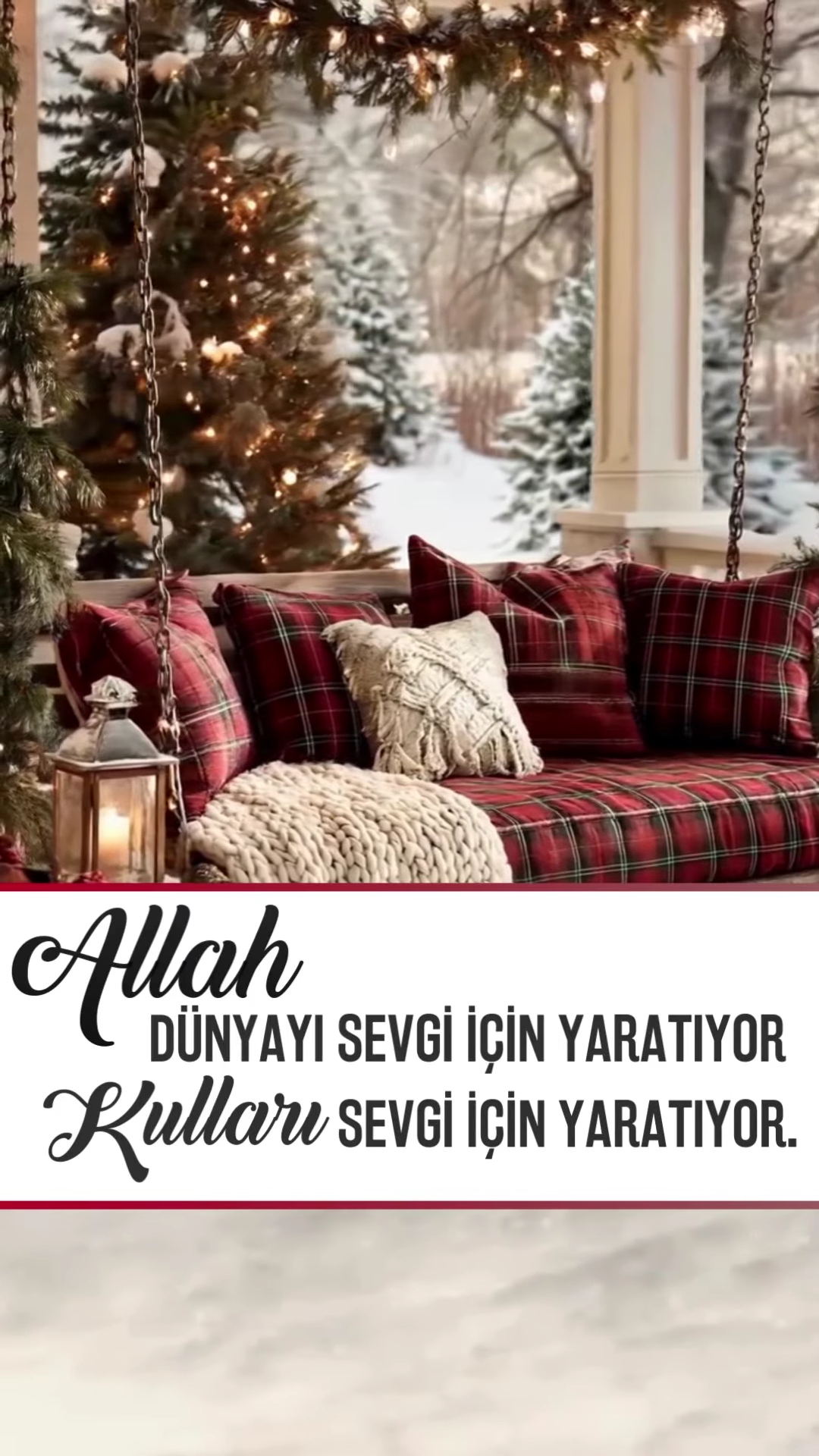 Sevgi dünyadaki en büyük nimettir. 