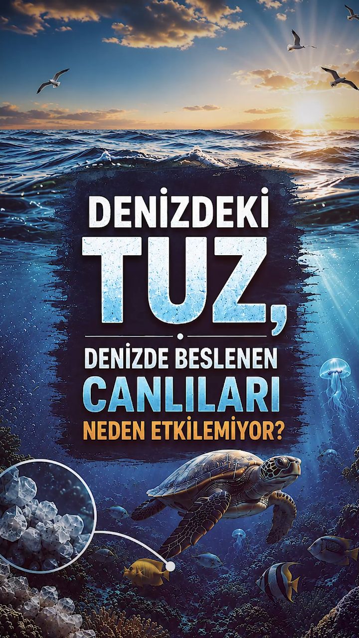 Denizdeki Tuz, Denizde Beslenen Canlıları Neden Etkilemiyor?