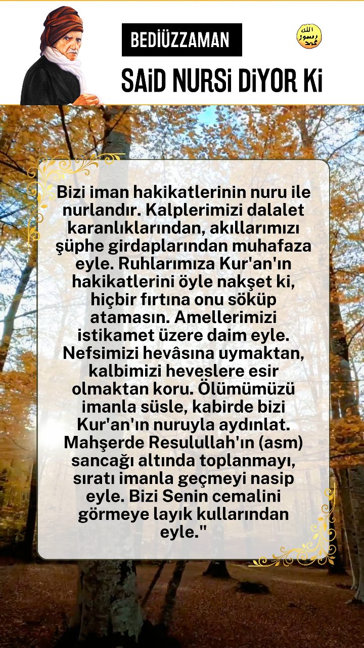 Bediüzzaman Diyor Ki