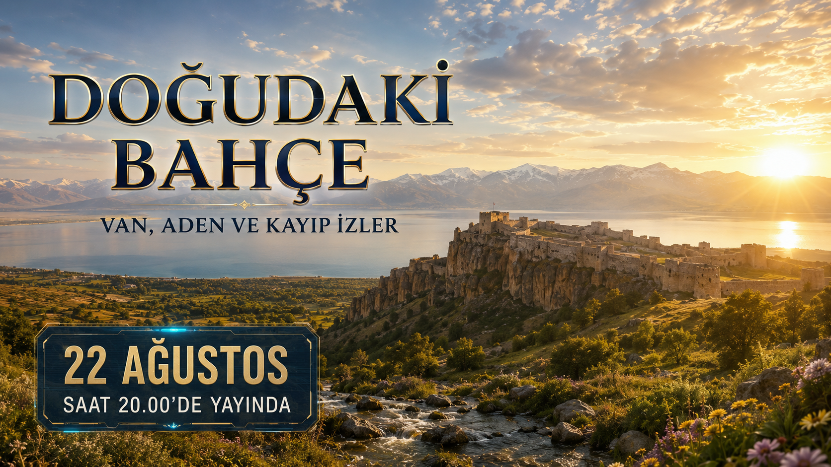 Doğudaki Bahçe - Van, Aden ve Kayıp İzler 22 Ağustos Saat 20.00 de Yayında
