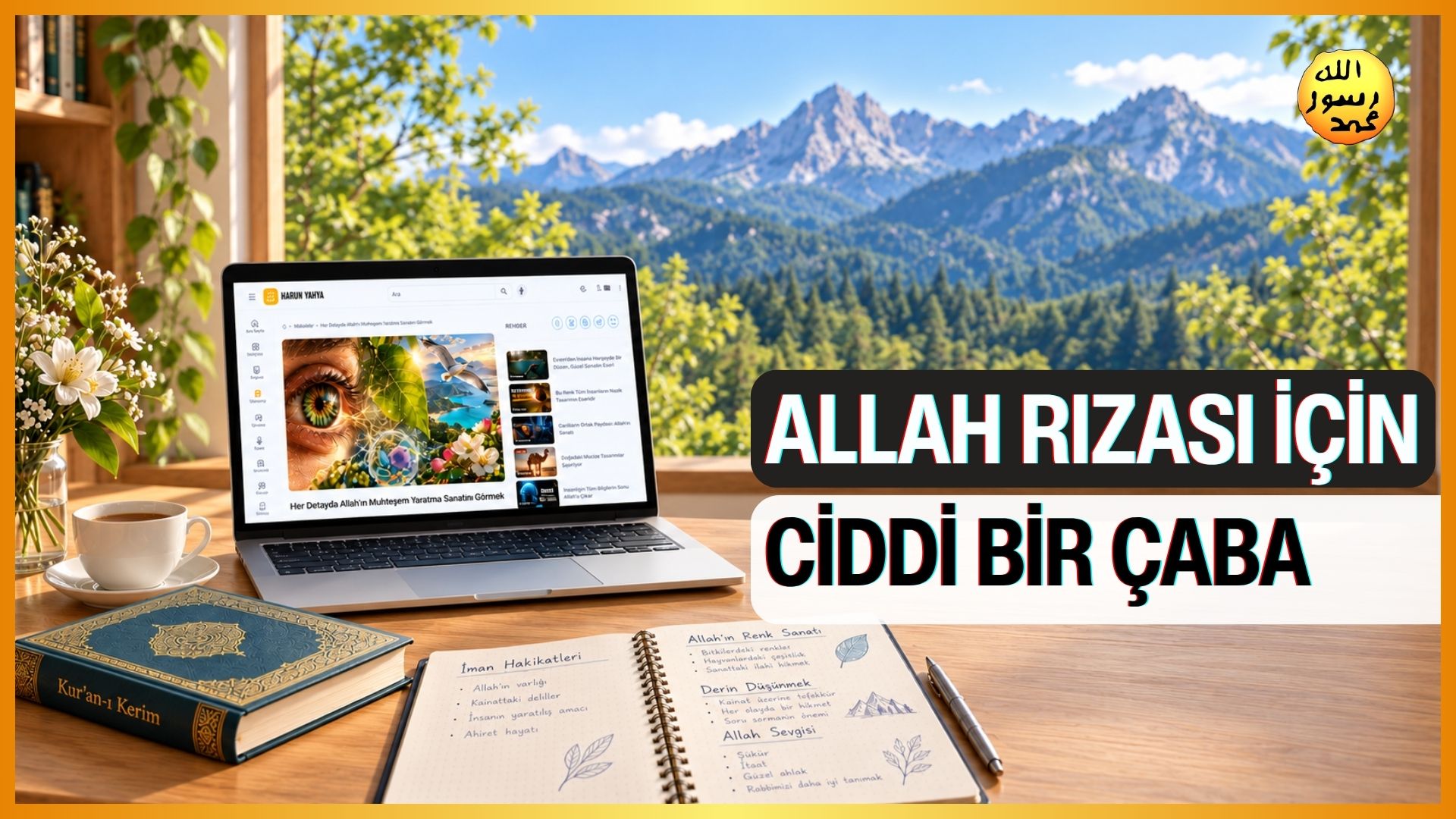 Allah Rızası İçin Ciddi Bir Çaba
