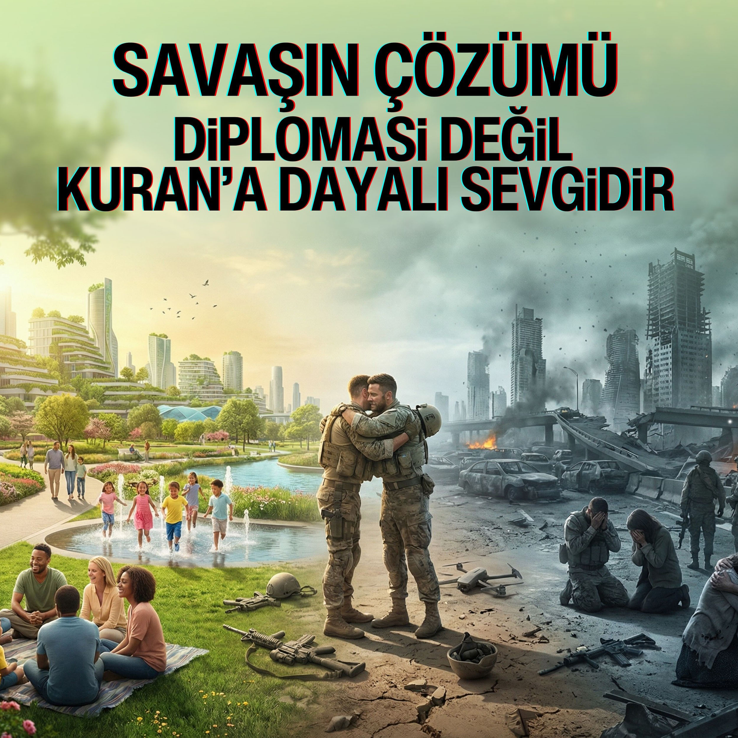 Savaşın Çözümü Diplomasi Değil Kuran'a Dayalı Sevgidir