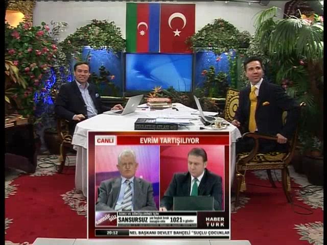 Dr. Oktar Babuna ve Dr. Cihat Gündoğdu'nun HaberTürk'te Yiğit Bulut'un Sansürsüz programındaki evrim tartışmasına anı anına verdikleri cevapları (26 Nisan 2010)
