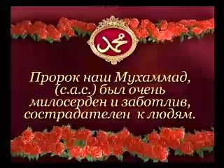 Пророк Мухаммад, (с.а.с) был очень милосерден и заботлив, сострадателен к людям