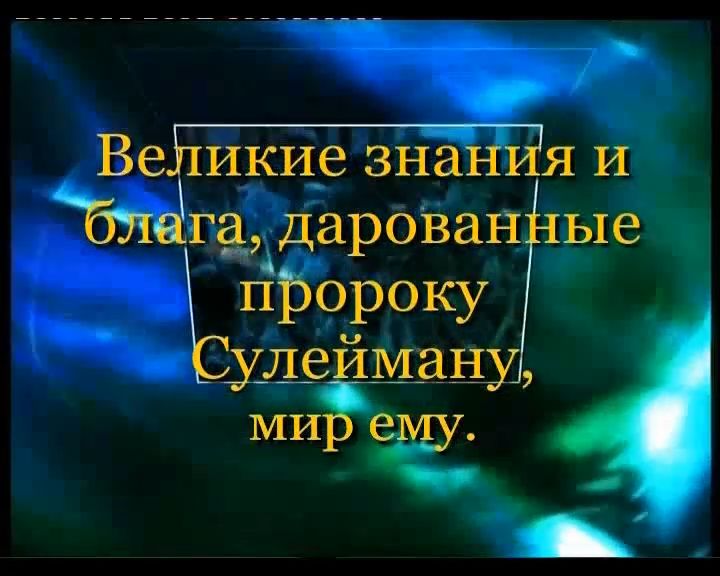 Великие знания и блага, дарованные Пророку Сулейману (а.с)