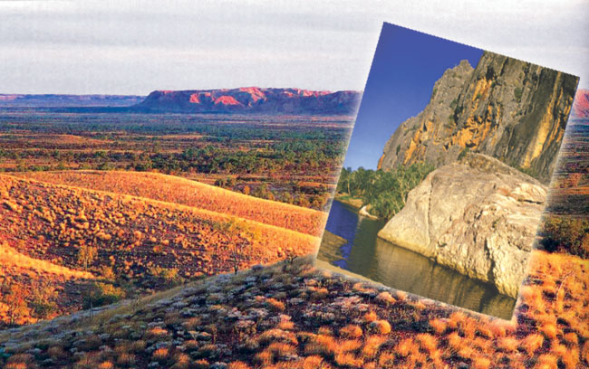 Australia, geologic structure, Windjana Gorge