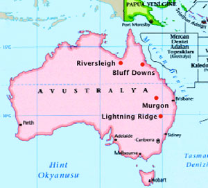 Avustralya haritası