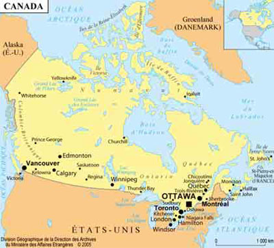 Canada map