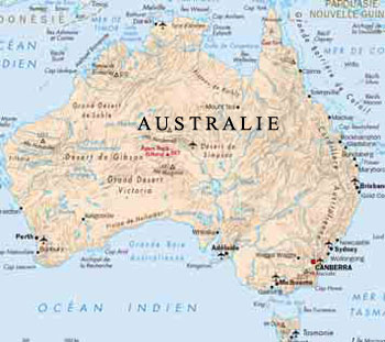 Australia map