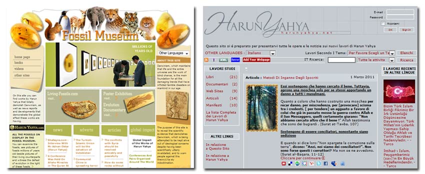 harun yahya sites